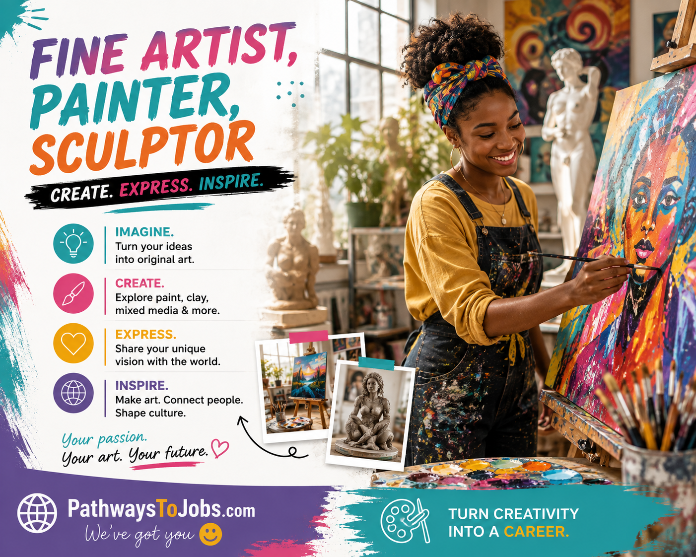 Fine Artist (Painter, Sculptor)