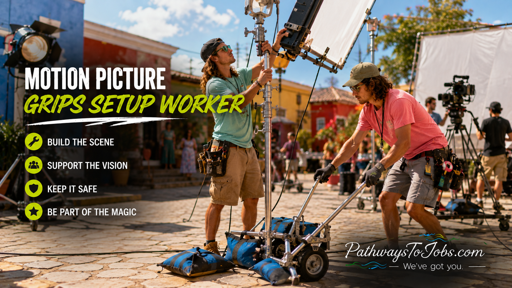 Motion Picture Grips/Set-up Workers