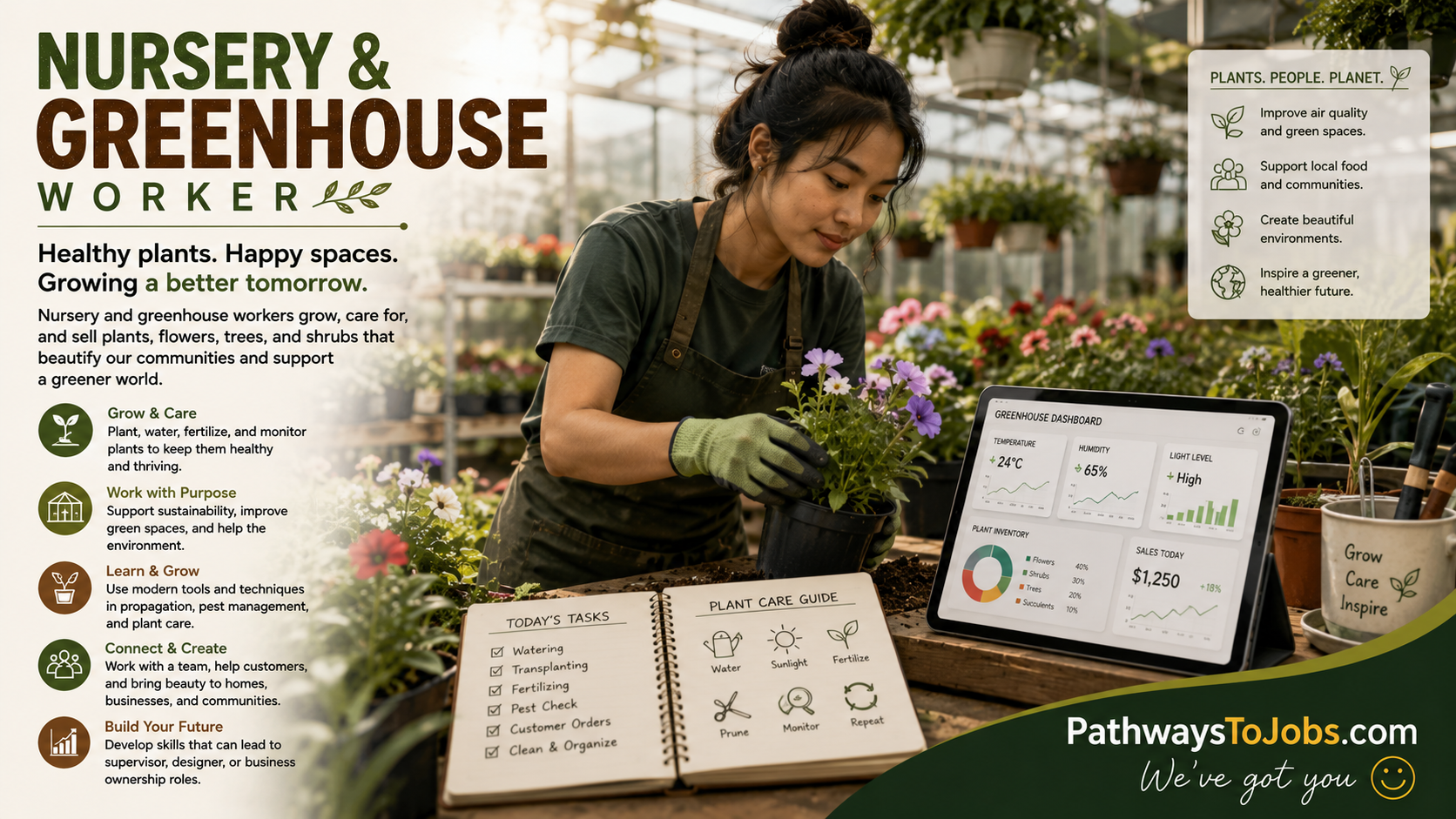 Nursery and Greenhouse Worker