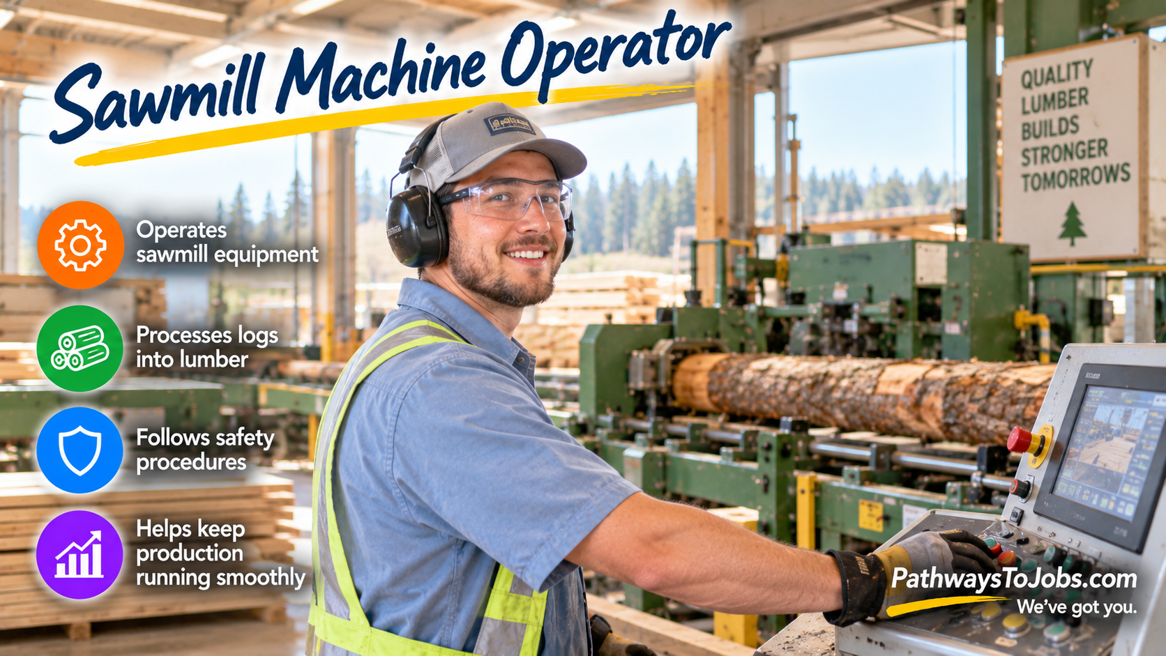 Sawmill Machine Operator