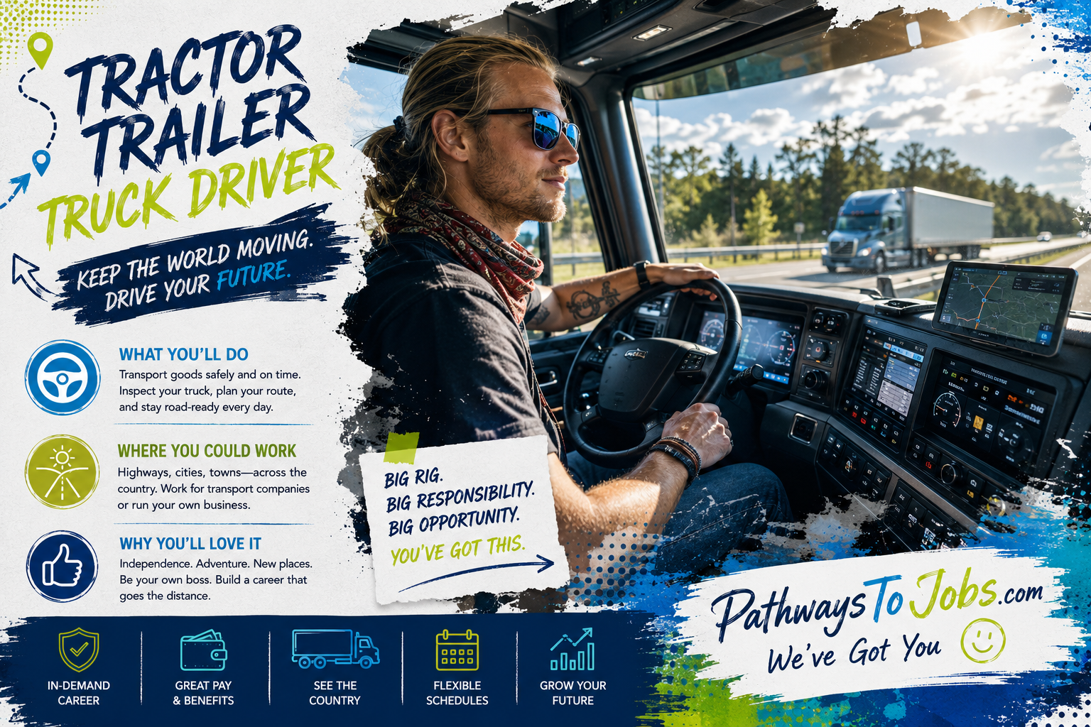 Tractor-Trailer Truck Driver