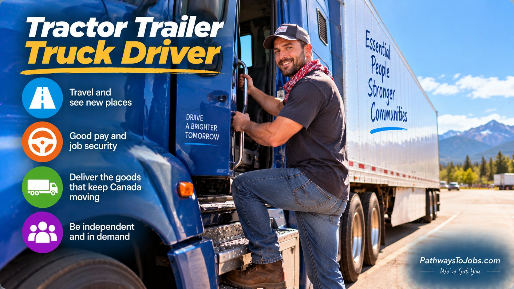Tractor-Trailer Truck Driver
